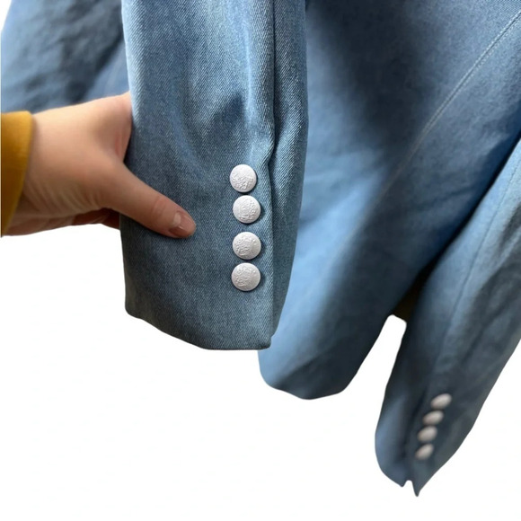 Kourt • Denim Blazer Leopard Lined - Picture 11 of 11